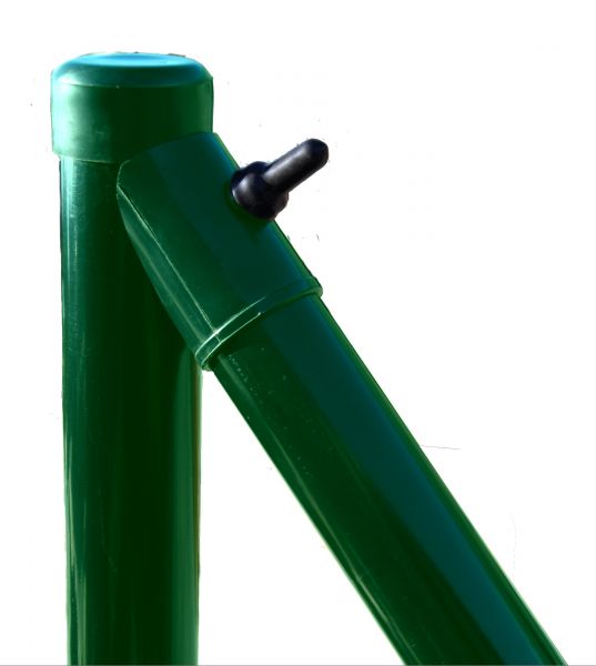 Metalen steunpaal groen dia 38 mm - 1,5 mm